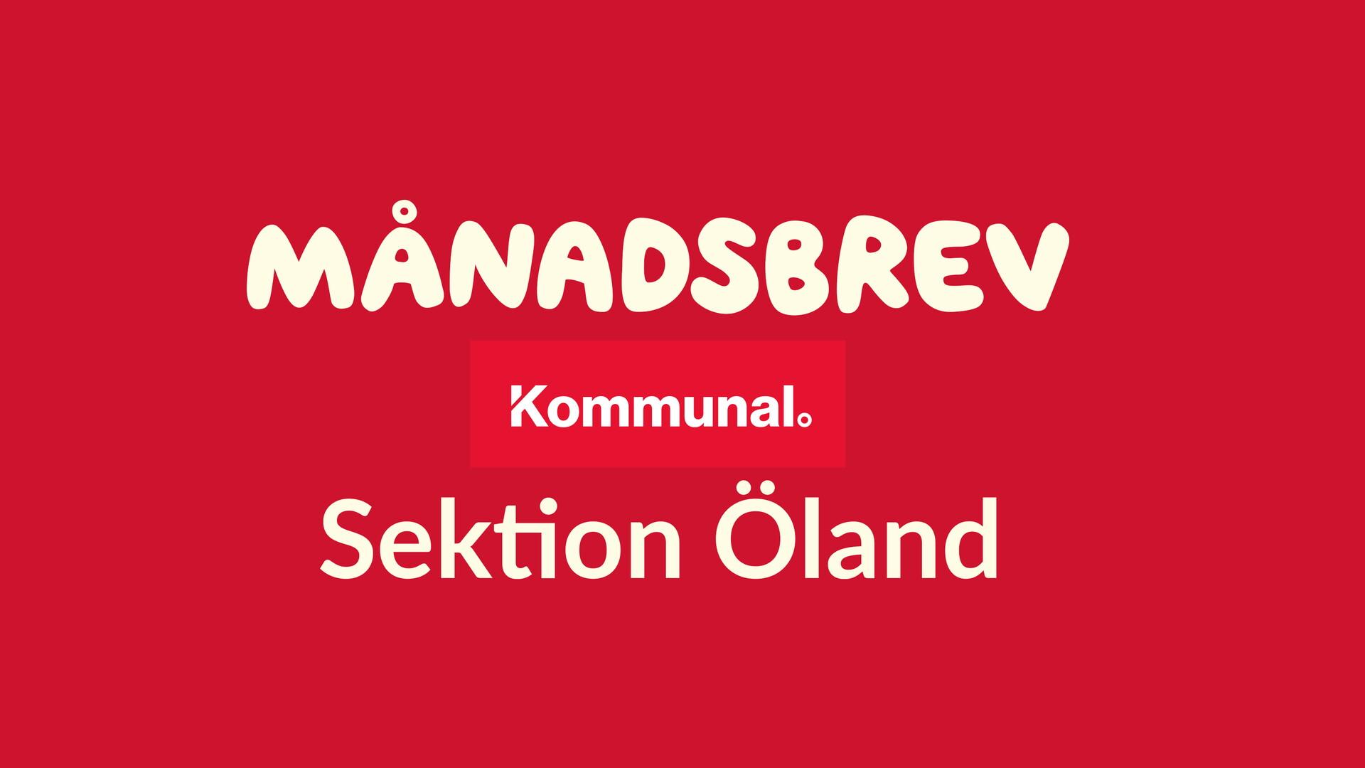 Månadsbrev